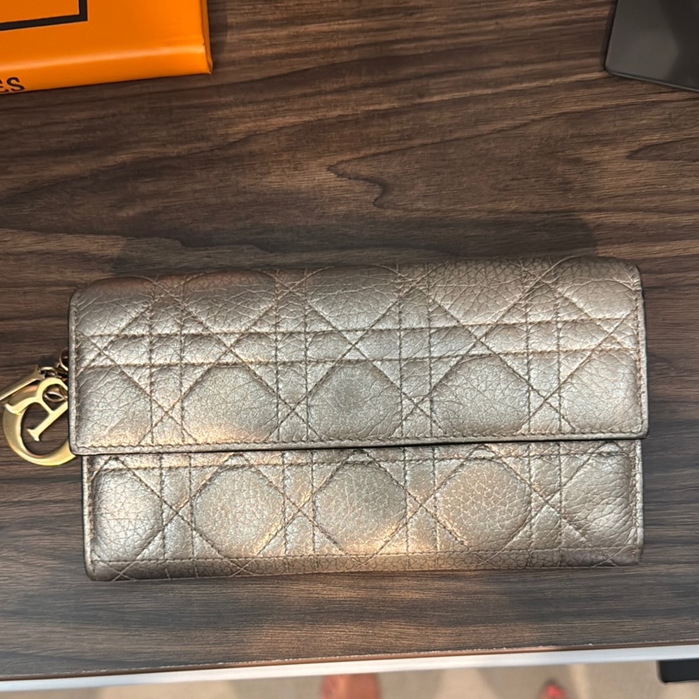 Dior Metallic Wallet